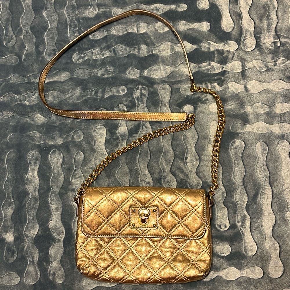 Marc Jacobs Gold Crossbody